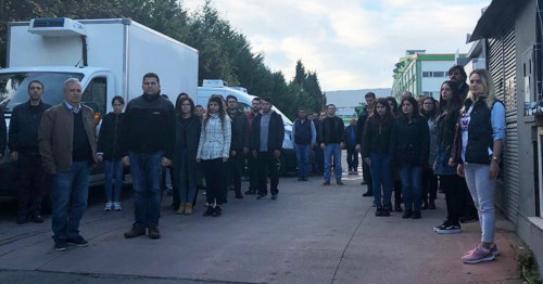 Ata'ya Saygı Duruşu...